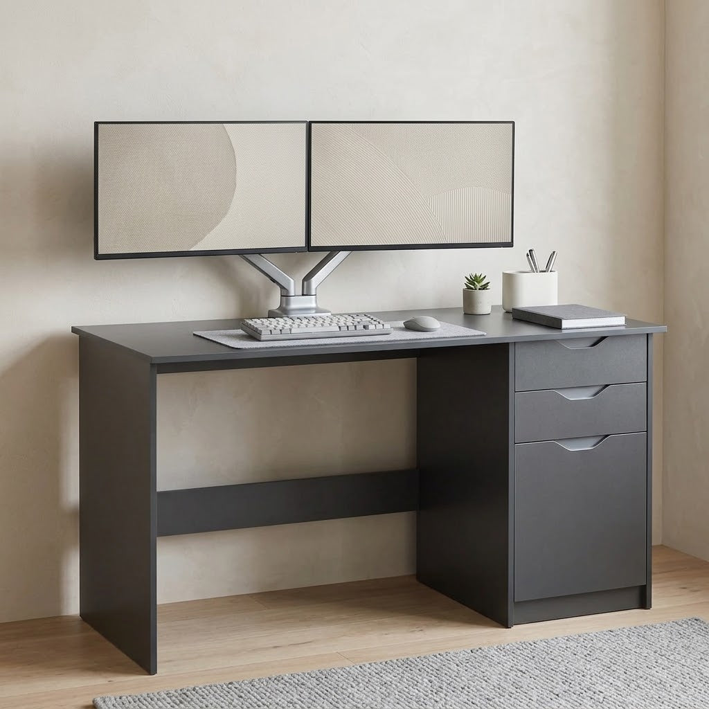 3-Drawer Desk – 120cm