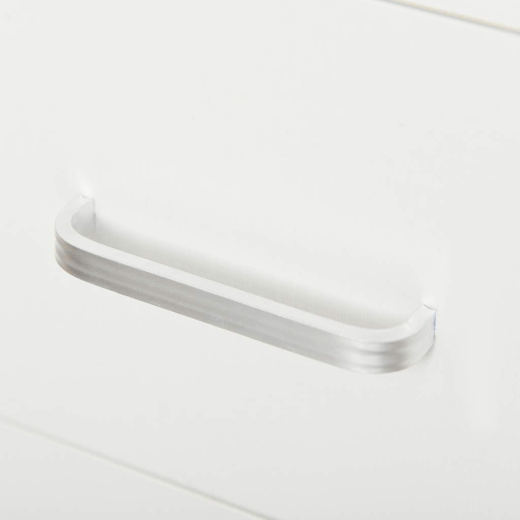 Convertible Workstation Desk with Drawer & Shelf (White) - 173 x 40 cm