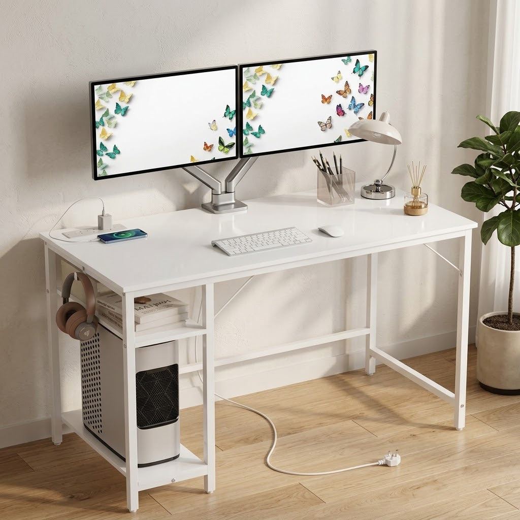 Desk with Power / USB Hub – 120cm